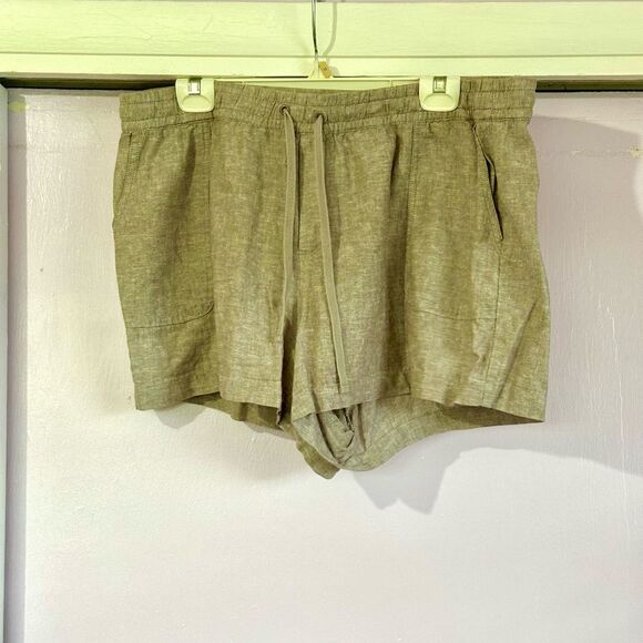 Woman Soho Street Drawstring Shorts from New York & Co Sz XL Brown - Picture 1 of 4